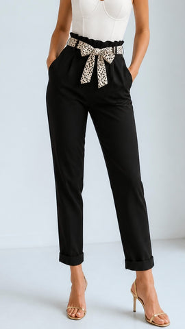 A3052 Camilla Black Layered Dress