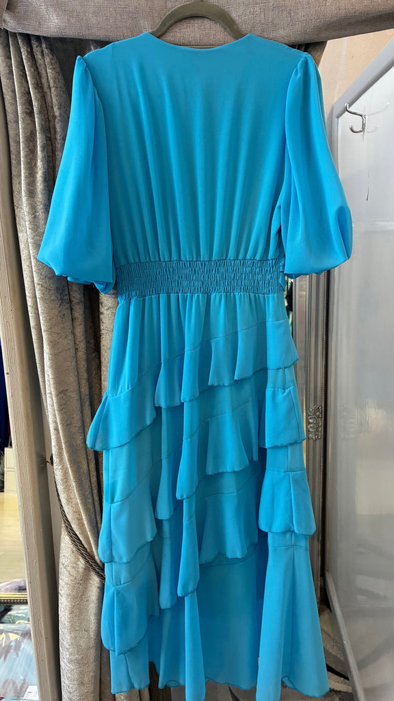 A3041 Camilla Coral Layered Dress