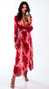 A2494 Red Tie Dye Look Dilys Dress