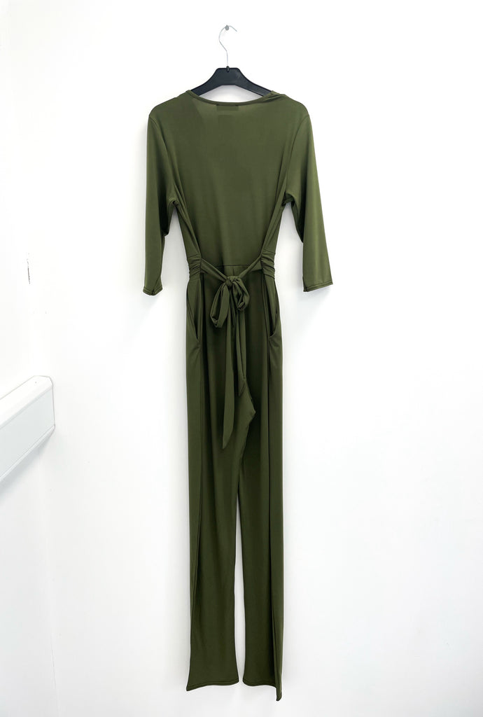 A2335 Sibel Funky Khaki Jumpsuit