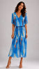 A3071 Marissa Royal Print Loose Top Dress