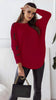 A2606 Red Bow Sleeve Knit