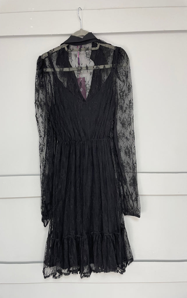 A2618 Vicky Black Lace Dress