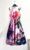 A2407B Lora Floral Flare Dress