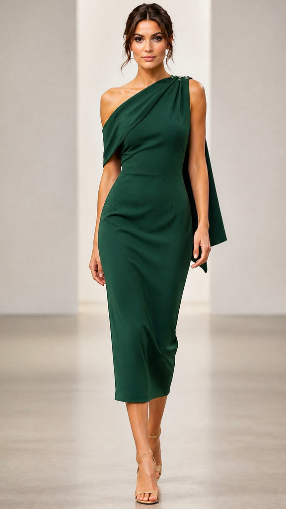 A3159 8th Sign Eleni Dress Green
