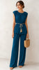 A3160 Tulsi Teal Top & Pants Set