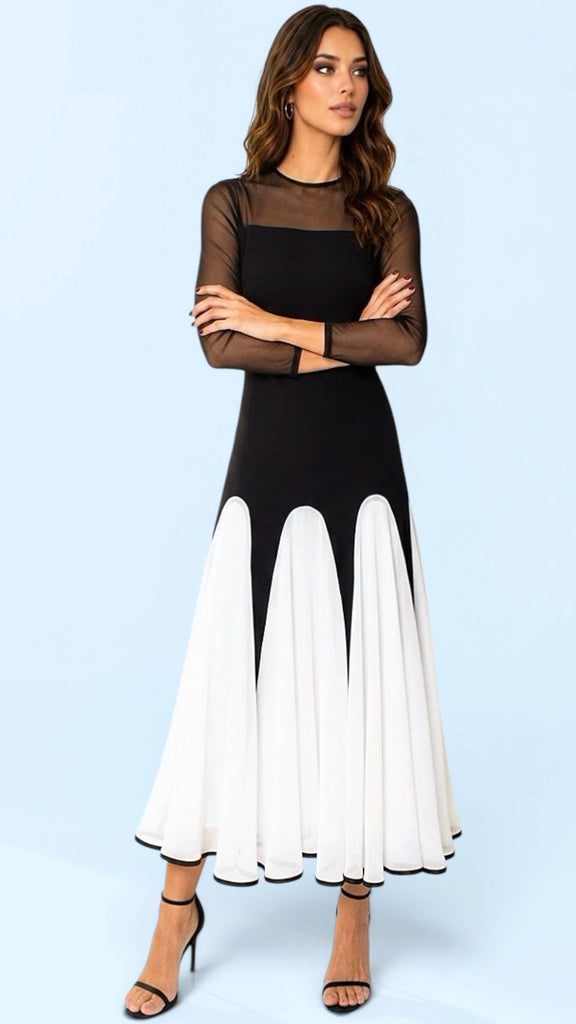 none of these dresses fits me in french Solid Fit and Flare Dress