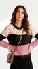 A3221 Vivien Brown Multi Knit Cardi