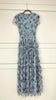A2659 Grey Print Malva Flounce Maxi Dress