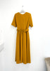 A2519 Leesa Mustard Flare Dress