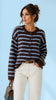A3172 Claudia Brown Stripe Cardi