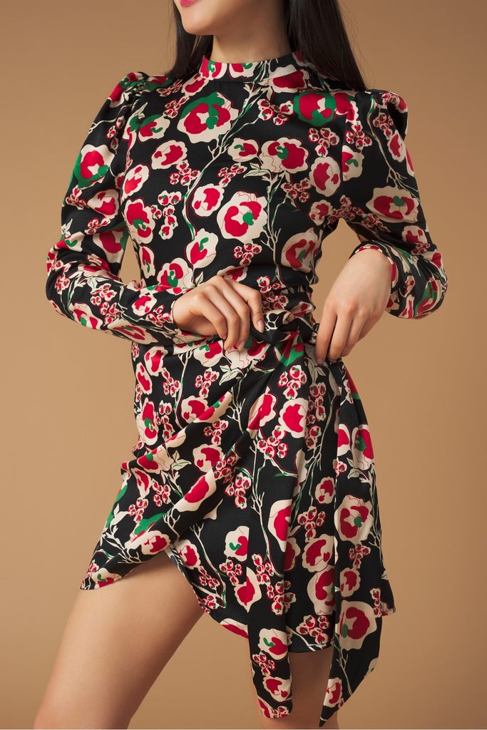 A1163 Garland Mini Dress