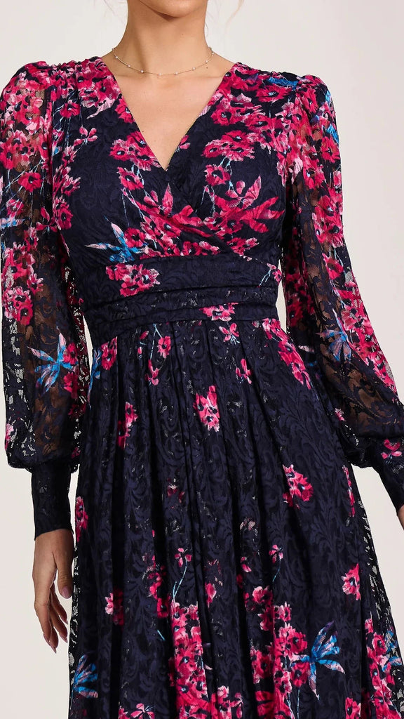 A3215 Jolie Moi Jasmine Floral Lace Dress