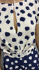 A3152(B) Nevada Navy Contrast Flare Dress