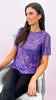 4-A1970 Lisla Lilac Sequin Top