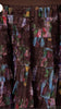 A3165 Brown Multi Tulle Ruffle Maxi Skirt