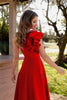 A2587 Esme Red Flare Dress
