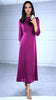 A2622 Tilly Magenta Midi Dress