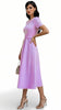 A2850B Emery Lilac Flare Dress