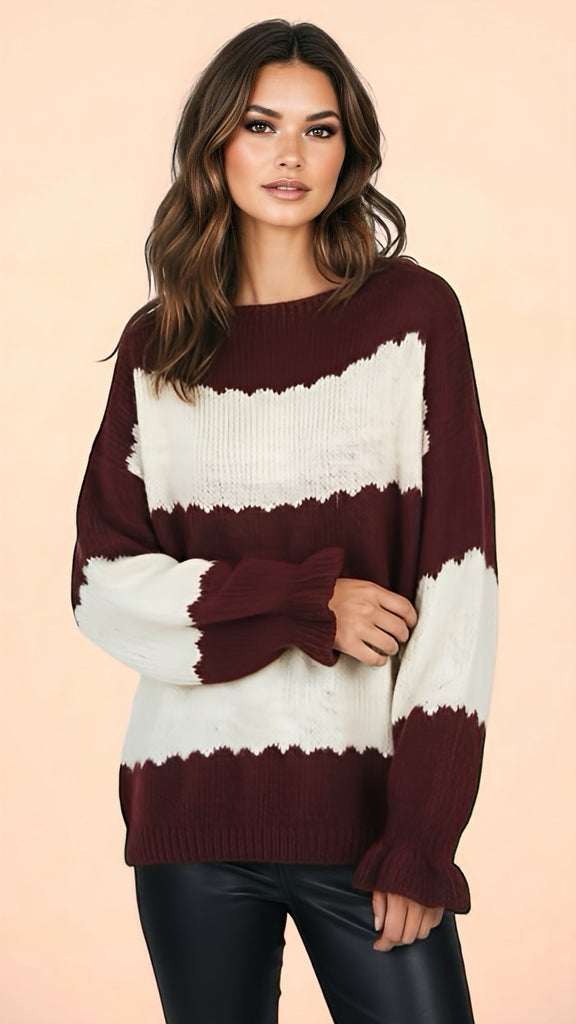 A2797 Liza Striped Knit