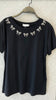 A3224 Black Butterfly Top