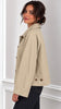 A3231 Beige Short Trench Coat