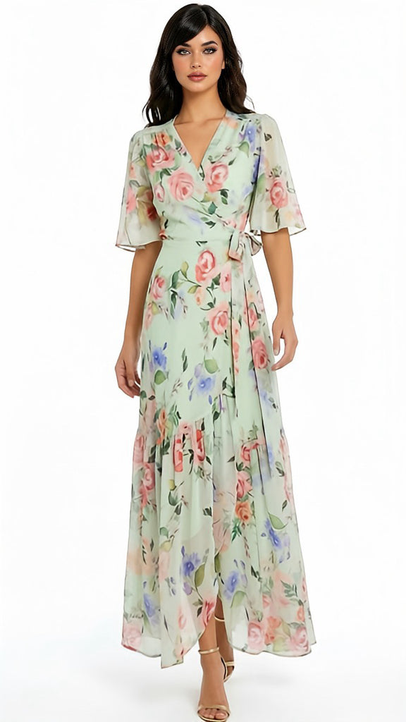 A2970 Hope & Ivy Emi Wrap Dress