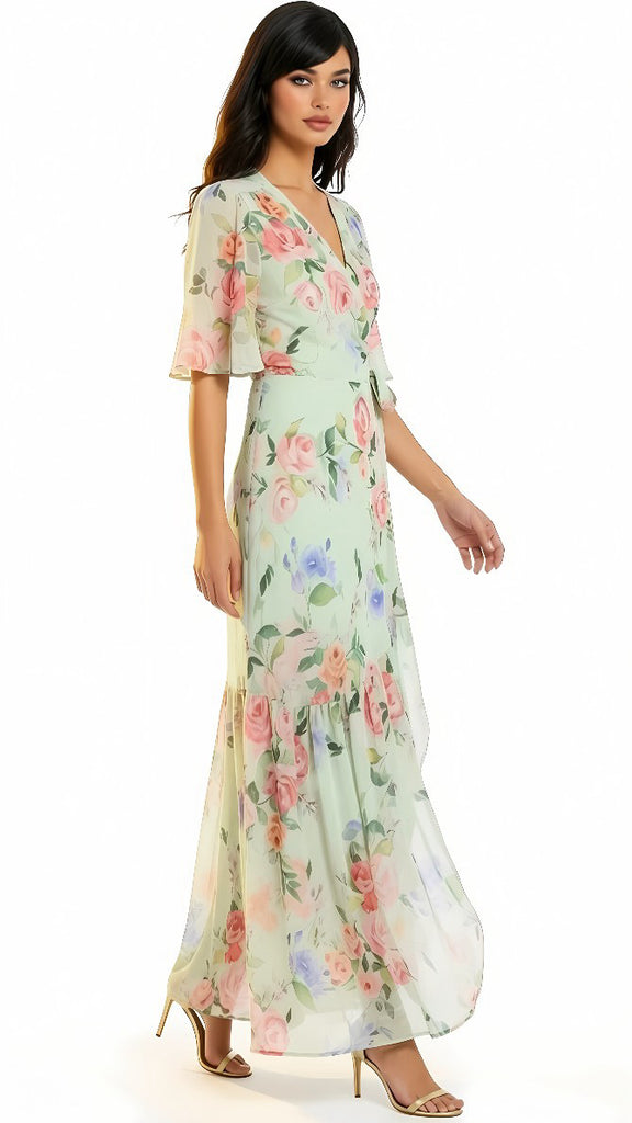 A2970 Hope & Ivy Emi Wrap Dress