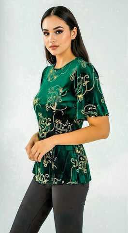 4-A2199 Hope & Ivy Kara Wrap Dress