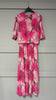 A3067 Fern Pink Print Loose Top Dress