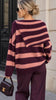 A3291 Madrid Chic Stripe Knit Top