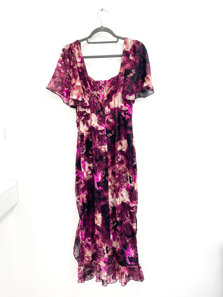 A1572 Heidi Floral Rouched Dress