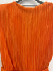 1-A2242 Elena Ruched Orange Dress