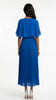 A3069 Royal Cape Pleat Dress