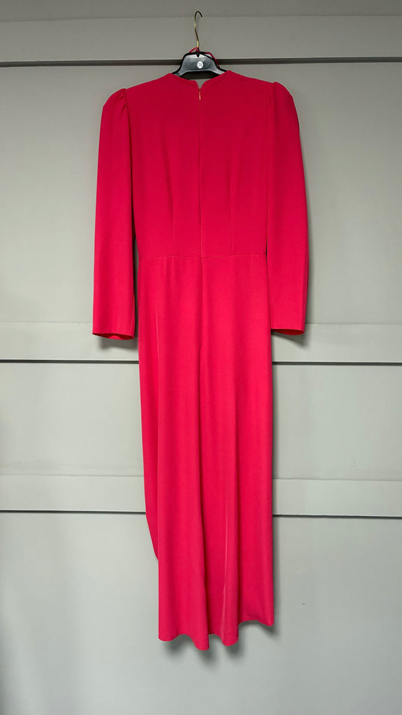 A3092 Marian Coral Drape Dress