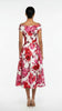 A3063 Sueann Floral Bardot Flare Dress