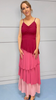 A3013 Multi Tone Ruffle Fenicia Dress