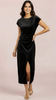 A2748 Lomi Black Velvet Dress