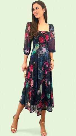 4-A1020 Frmosa Multi Print Dress