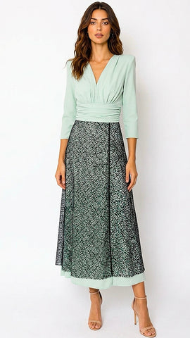 Mirelle Green Contrast Dresses | dresses online | party dresses, occasion dresses Dressesonline.ie | Ci Ci Boutique Ireland Mirelle Green Contrast Dresses | dresses online | party dresses, occasion dresses Dressesonline.ie | Ci Ci Boutique Ireland