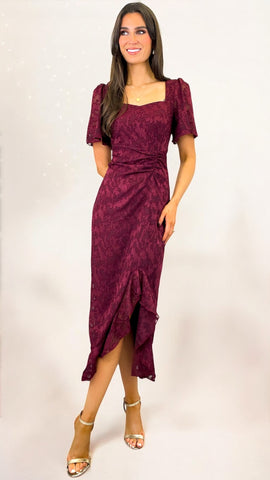 4-A1784 Frseen Navy Jersey Dress
