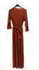 A2849 Terracotta Taylor Pleat Jumpsuit