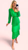 A1565 MaryKate Green Layered Dress