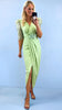 4-A2371B&F Lilias Lime Drape Dress
