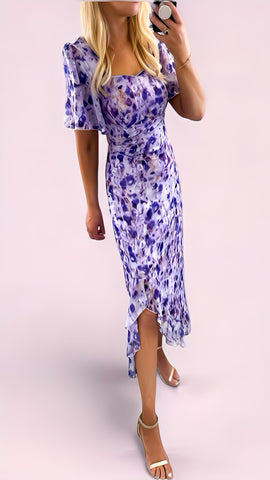 4-A2206 Lirena Mint Asymmetrical Dress