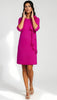 5-A2978 Josetta Pink Chiffon Shift Dress
