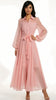 A2967BV Cait Pink Flounce Dress
