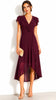 A3207 Jolie Moi Angie Burgundy Dress