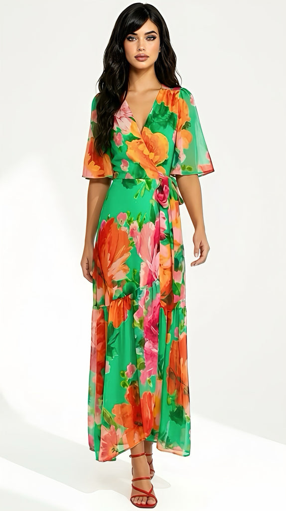 A2961 Hope & Ivy Samantha Wrap Dress