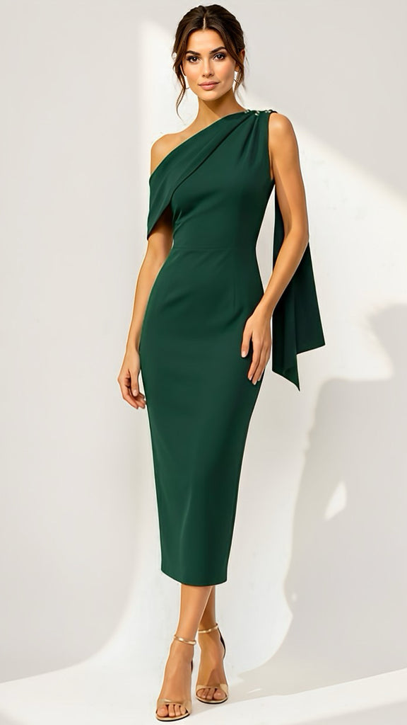 A3159 8th Sign Eleni Dress Green
